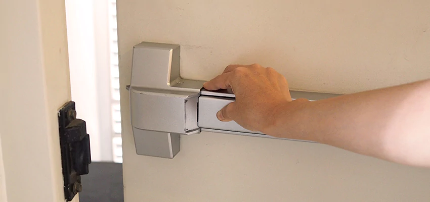 Roller Gate Panic Bar Installation in Sausalito, California